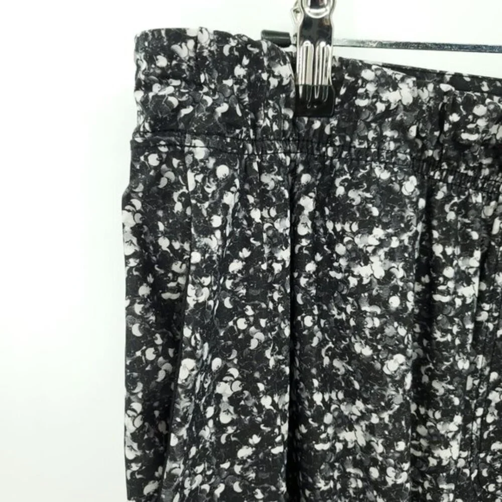 Lululemon Jet Crop XL/XXL Shimmy Shimmer Black White